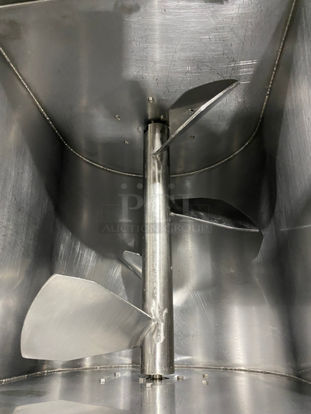 WOW! Glory Commercial Minced Meat/ Filling Mixing Machine! All Stainless Steel! On Casters! Model: BX70A SN: FF90029 110V 60HZ 1 Phase - Image 5 of 8