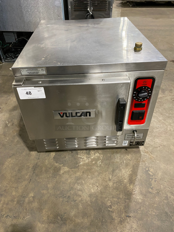 WOW! Vulcan Commercial Electric Powered Single Compartment Steam Cabinet! All Stainless Steel! Model: C24EA3 SN: 463016880 208/240V 60HZ 3/1 Phase