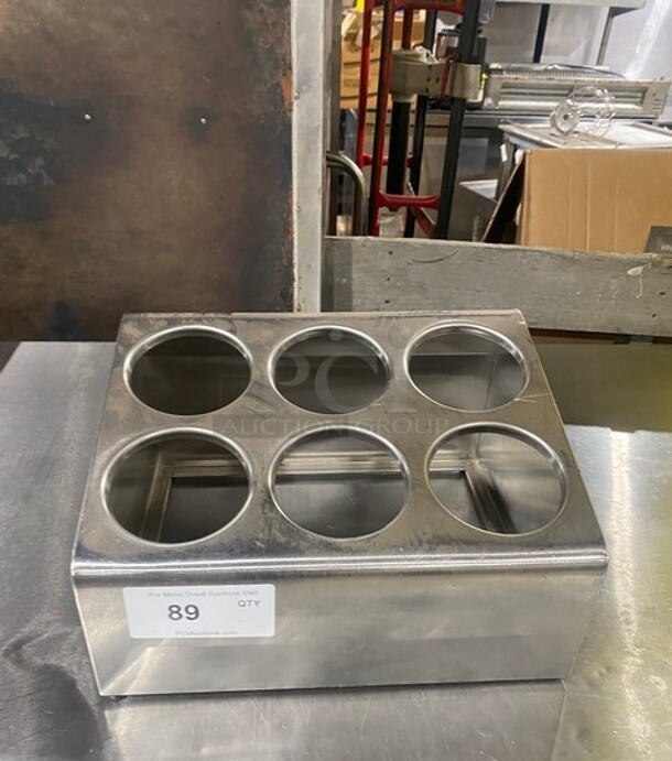 Stainless Steel Countertop silverware Dispenser! - Item #1112646
