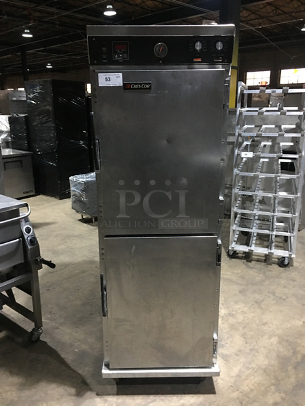  Cres Cor Commercial Roast-N-Hold Oven! With Split Doors! Electric! All Stainless Steel! On Casters! SN: IJIJ8135 208V 60HZ 1 Phase