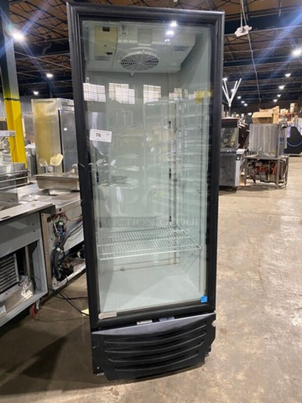 Imbera Single Door Refrigerated Reach In Cooler Merchandiser! With View Through Door! Model: G319CO2 SN: 111150813014 115V 60HZ 1 Phase