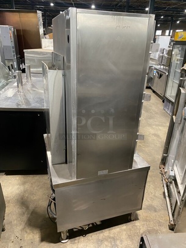 GREAT! Vulcan Commercial Triple Deck Pressure Steam Cooker! All Stainless Steel! On Legs! Model: VHL3G SN: 271155958 120V 60HZ 1 Phase - Image 3 of 10