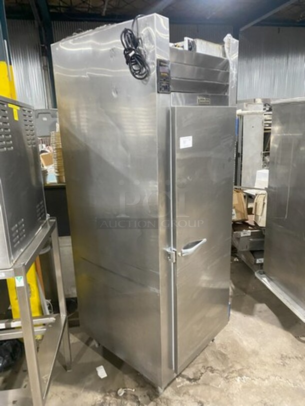 Traulsen One Door Stainless Steel Reach In Cooler! Model RLT132WUT Serial 150858! 115V 1 Phase!  - Image 8 of 10