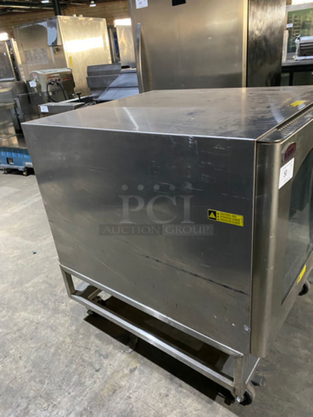 WOW! Baxter Commercial Electric Powered Combi Convection Oven! With View Through Door! With Digital Touch Controls! With Steam Line! All Stainless Steel! On Casters! Model: ML132512EU - Image 3 of 9
