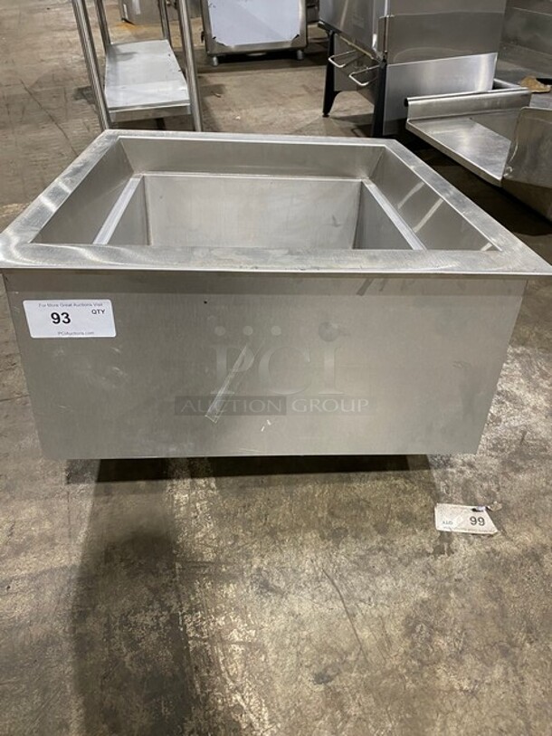 Hatco Commercial Drop In Cold Pan! Solid Stainless Steel! Model: CWBX2 SN: 7577941551 120V 60HZ 1 Phase