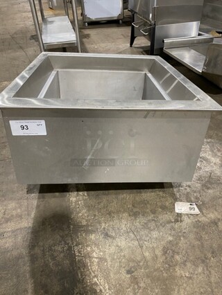 Hatco Commercial Drop In Cold Pan! Solid Stainless Steel! Model: CWBX2 SN: 7577941551 120V 60HZ 1 Phase