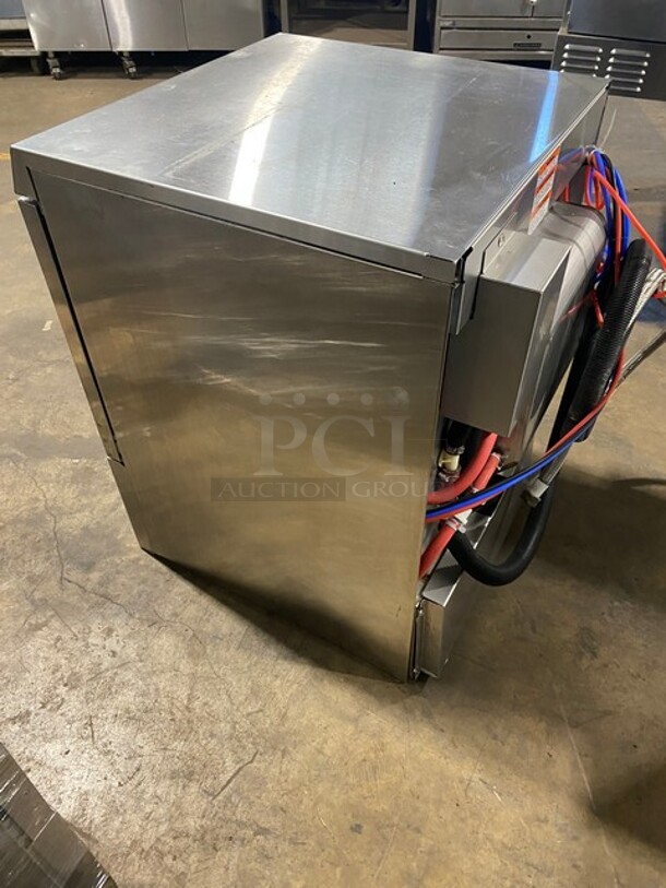 Sweet! LATE MODEL Hobart Commercial Under The Counter Dishwasher! With Dish Rack! All Stainless Steel! Model LXER Serial 231186908! 120/208-240V 1Phase! - Image 4 of 11