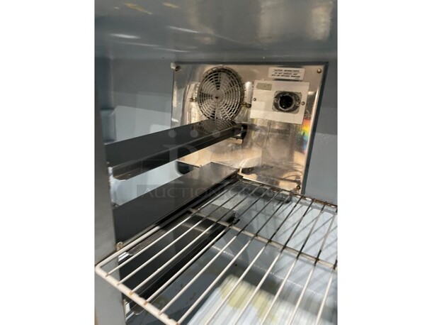Delfield Commercial 2 Door Refrigerated Lowboy/Worktop Cooler! All Stainless Steel! Model UC4048-Star Serial 1403152001239! 115V 1 Phase! On Casters! - Image 6 of 8