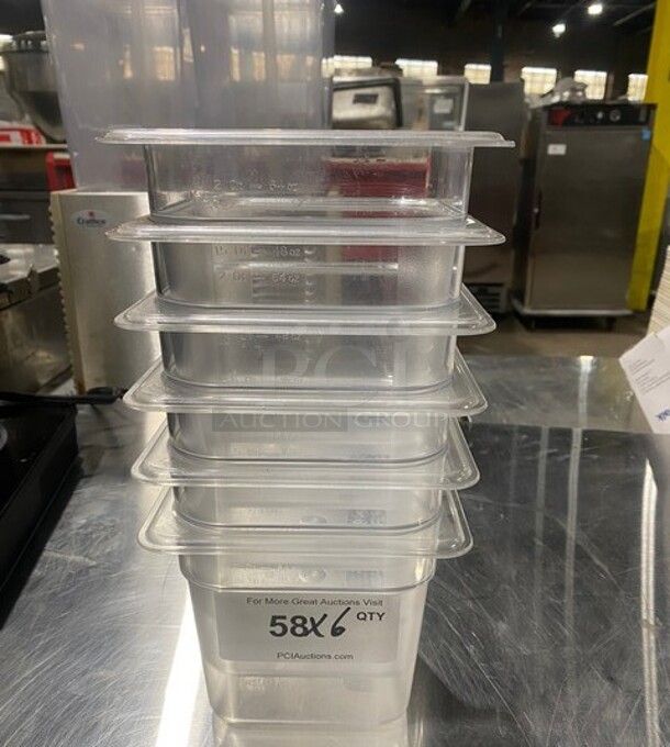 Cambro Clear 2QT Food Pans! 6x Your Bid! - Image 1 of 7