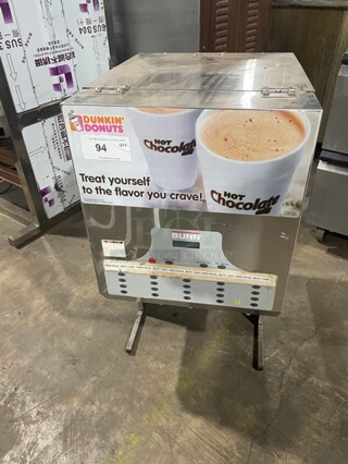 Bunn Dunkin Donuts Counter Top Hot Chocolate Dispenser! Model: IMIX-5 Serial:IMIX050170