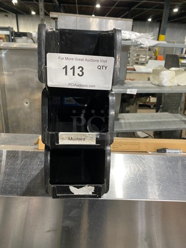 Black Poly Condiment Holder! - Image 1 of 6