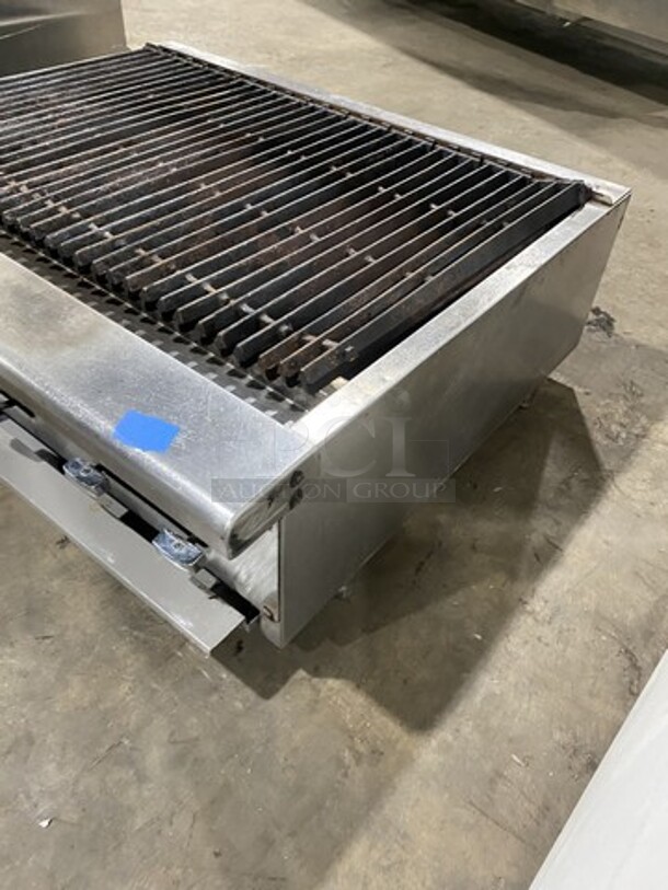 RADIANCE ALL STAINLESS STEEL Heavy Duty Commercial Natural Gas Powered CHAR GRILL!   - Image 2 of 7