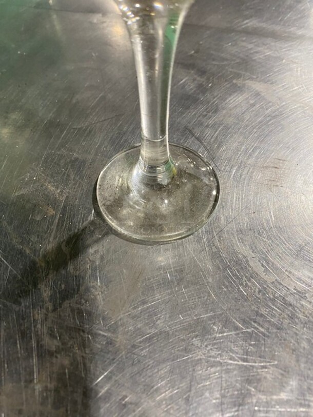 ALL ONE MONEY! Clear Glass Stemmed Martini Glasses! Includes Poly Cup Crate! - Image 5 of 5