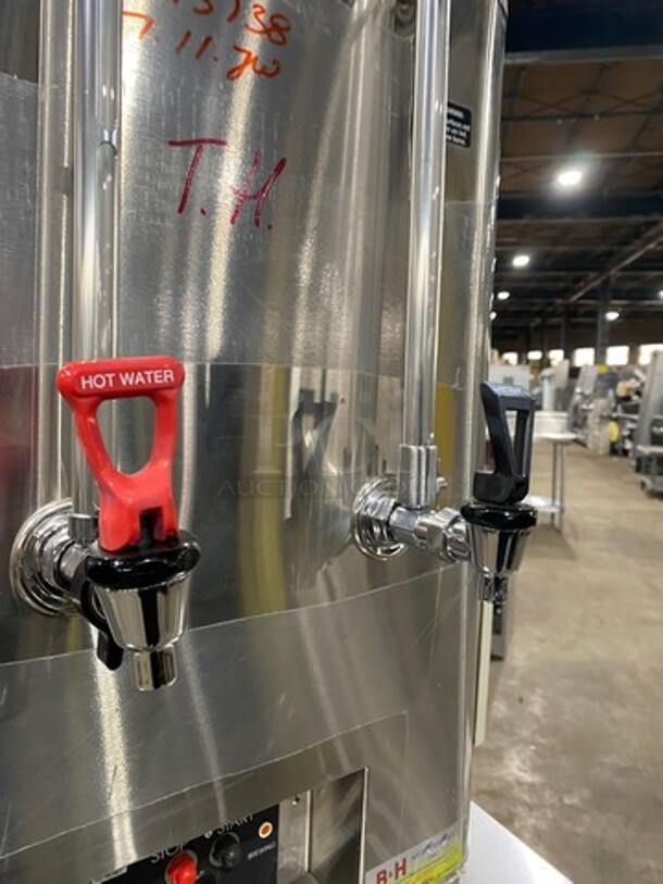 New! Never Used! Grindmaster Commercial Countertop Single Space Saver Coffee Urn! With Hot Water Line! Stainless Steel! On Small Legs! Model: 8116 - Image 7 of 11