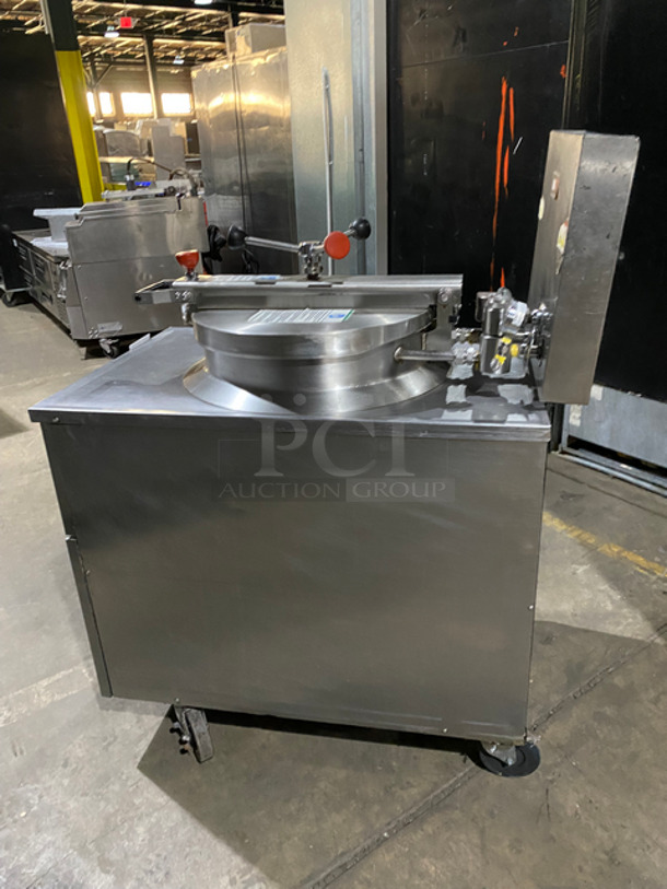 Commercial Electric Powered BKI Pressure Fryer! With Frying Basket! All Stainless Steel! On Casters! Model: FKM 208V 3 Phase - Image 3 of 12
