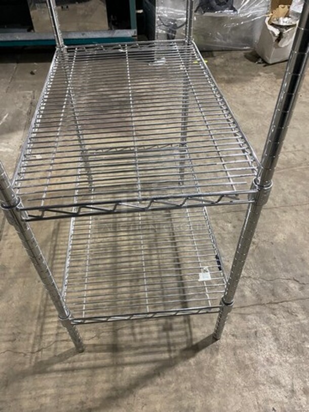 Nexel Commercial Metal 4 Tier Shelf! BUYER MUST DISMANTLE! PCI CANNOT DISMANTLE FOR SHIPPING! PLEASE CONSIDER FREIGHT CHARGES! - Image 4 of 5