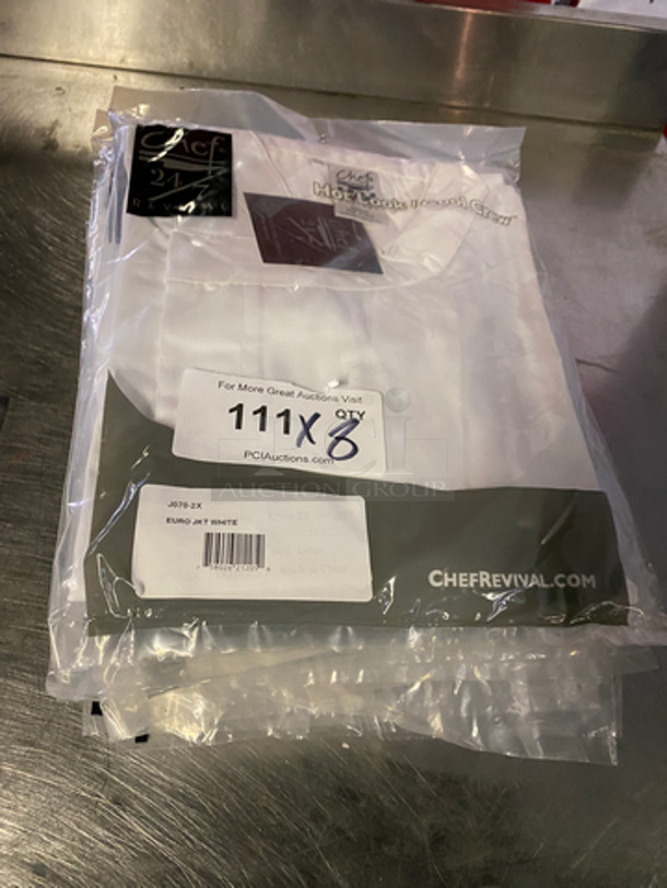 Chef Revival White Chefs Jacket! 8x Your Bid! - Image 1 of 4