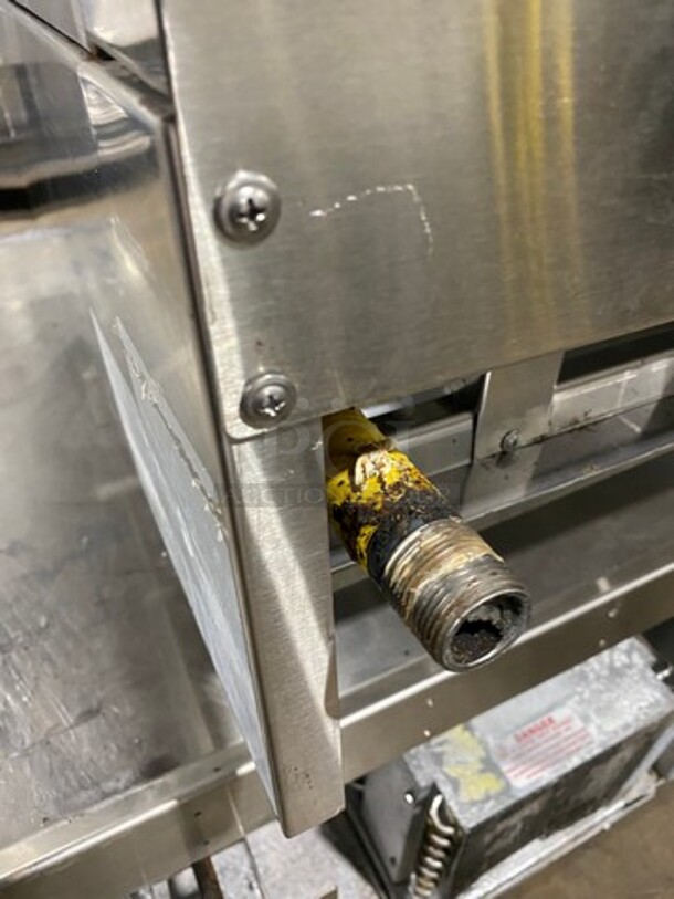 WOW! LATE MODEL! Sierra Commercial Countertop Natural Gas Powered Flat Top Griddle! With Back And Side Splashes! All Stainless Steel! On Small Legs! - Image 8 of 8