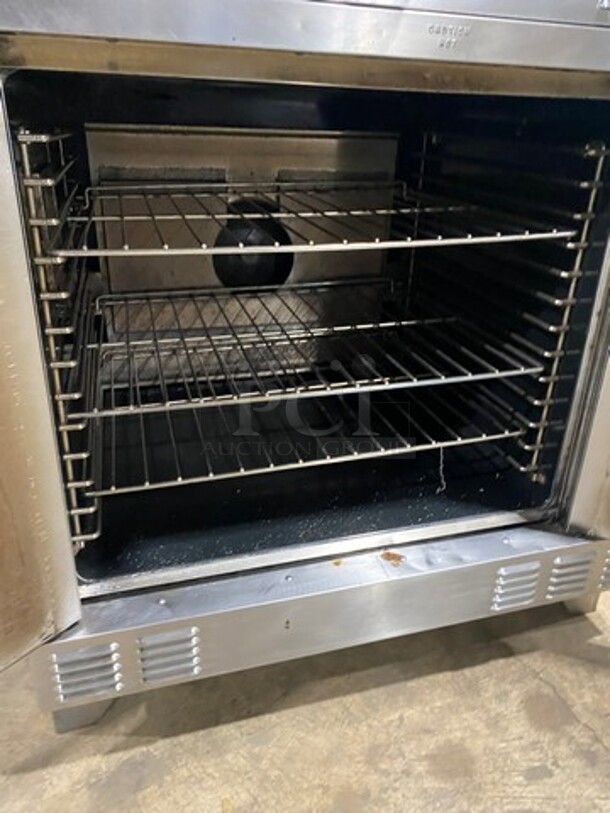 (x2) Great! US Range/Garland Commercial Natural Gas Powered Double Stacked Convection! Summit Series! With View Through Doors! With Metal Racks! Model SUMG100 Serial 1609100102756! On Legs! 2 X Your Bid Makes One Unit! - Image 8 of 12