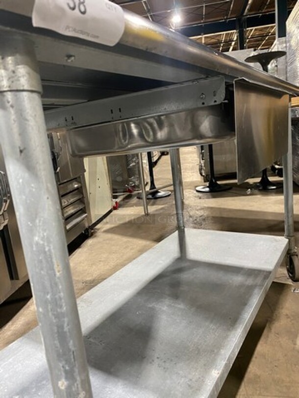 Eagle Solid Stainless Steel Work Top/ Prep Table! With Single Drawer! With Storage Space Underneath! On Casters! Model: T3060B SN: 0608230714 - Image 5 of 10