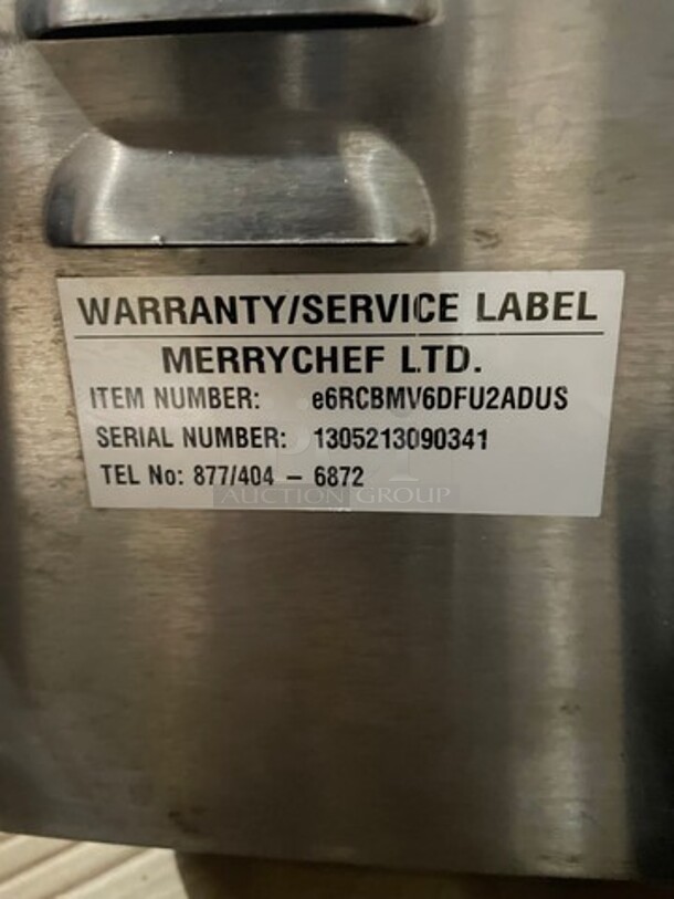 NICE! NEW! Never Used! Merrychef Commercial Countertop Rapid Cook Oven! All Stainless Steel! Model: EIKONE6 SN: 1305213090341 208/240V 60HZ 1 Phase - Image 8 of 9