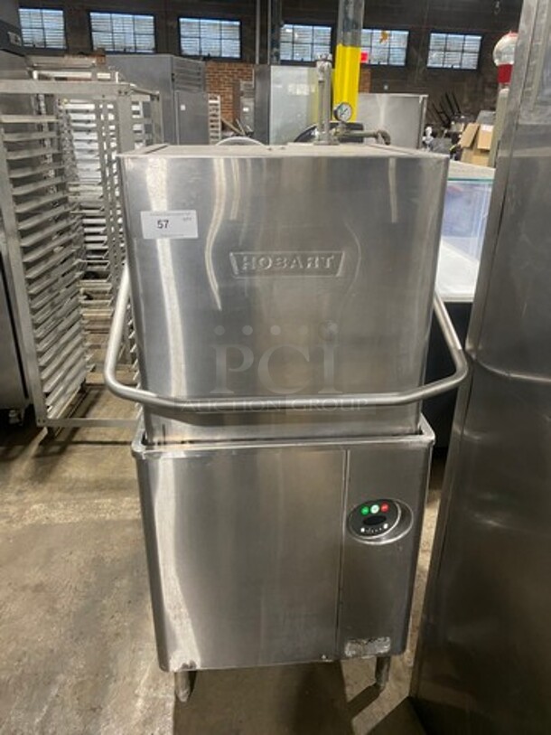 FAB! Hobart Commercial Pass-Through Heavy-Duty Dishwasher! All Stainless Steel! On Legs! Model: AM15 208/240V 60HZ 3 Phase - Image 1 of 9