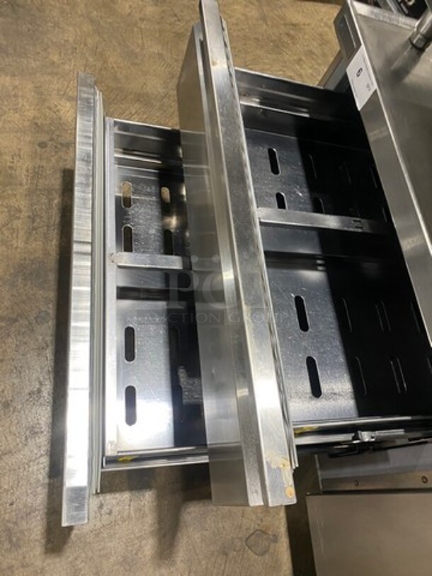 Delfield Commercial Refrigerated 2 Drawer Chef Base! All Stainless Steel! On Casters! - Image 5 of 7