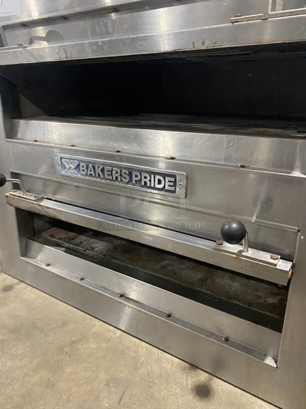 Bakers Pride Commercial Electric Powered Double Deck Pizza Oven! All Stainless Steel! 2x Your Bid Makes One Unit! WORKING WHEN REMOVED! Model: EP22828 SN: 580071412005 208V 60HZ 3 Phase - Image 6 of 9