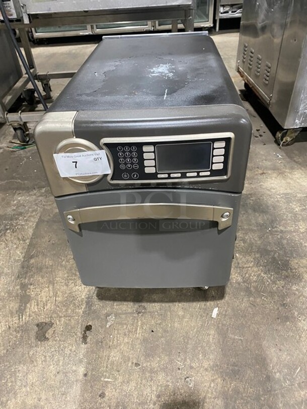 LATE MODEL! 2017 Turbo Chef Commercial Countertop Rapid Cook Oven! On Small Legs! Model: NGO SN: NGOD34407 208/240V 60HZ 1 Phase