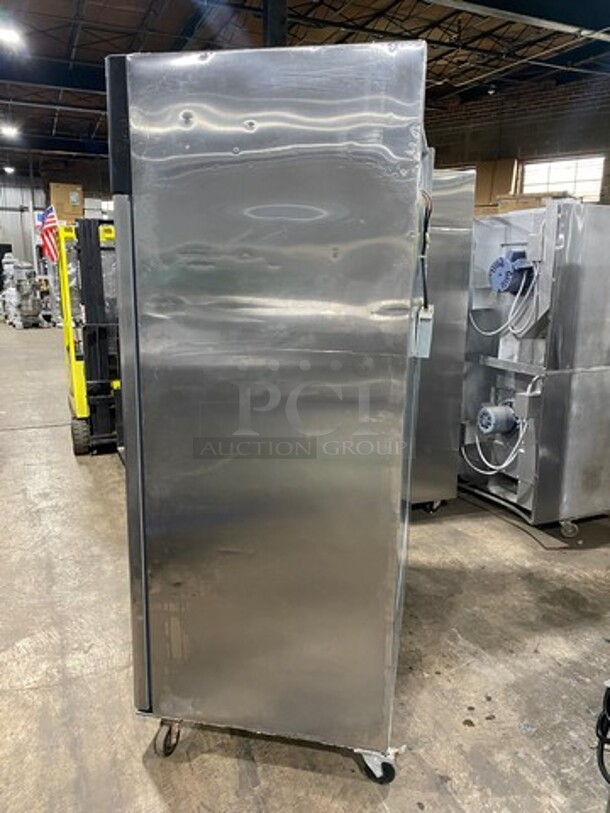 Central Commercial 2 Door Reach In Refrigerator! With Poly Coated Racks! All Stainless Steel! On Casters! Model: 69K032 SN: 440211 115V 60HZ 1 Phase - Image 3 of 10