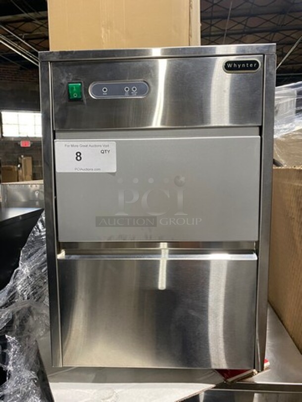 NEW! OUT OF THE BOX! SCRATCH-N-DENT! Whynter Undercounter Ice Maker! Model: FIM450HS 115V - Image 1 of 9