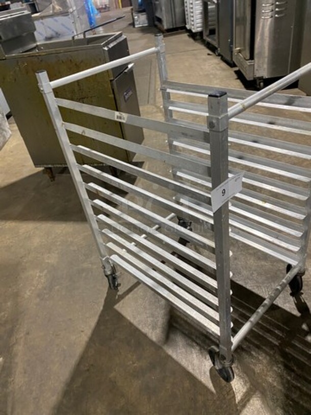 Metal Commercial Pan Transport Rack! On Casters! - Image 2 of 6