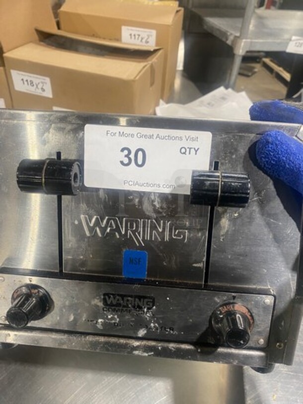 Waring Commercial Countertop Heavy Duty 4 Slot Toaster! Model: WCT800RC SN: 120511 120V - Image 6 of 8