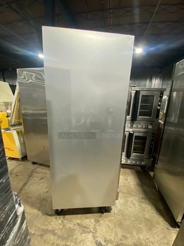 Traulsen Commercial 2 Door Reach In Refrigerator! With Pan Rack And Poly Coated Racks! All Stainless Steel! On Casters! Model: G20010 SN: T160044C11 115V 60HZ 1 Phase - Image 2 of 9