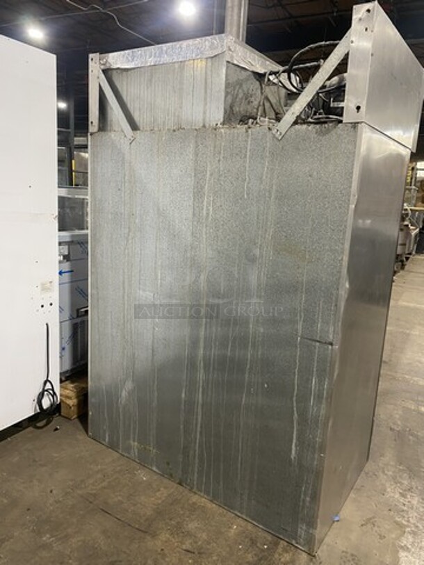 Victory VF-2 Stainless Steel Commercial 2 Door Reach In Freezer w/ Poly Coated Racks on Commercial Casters. 115 Volts, 1 Phase.  - Image 3 of 8
