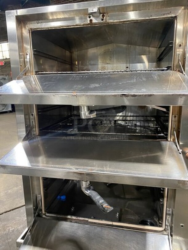 Commercial Gas Powered Cabinet Steamer! All Stainless Steel! On Legs! - Image 5 of 8