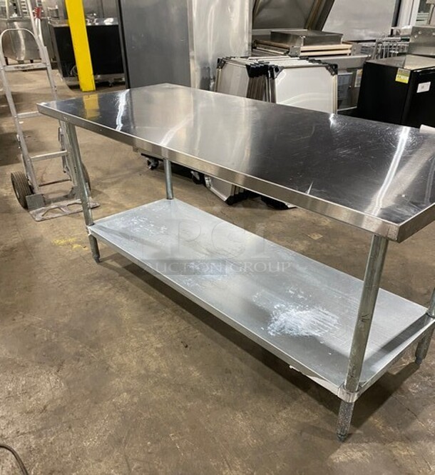 Stainless Steel Worktable With Undershelf! - Image 3 of 6