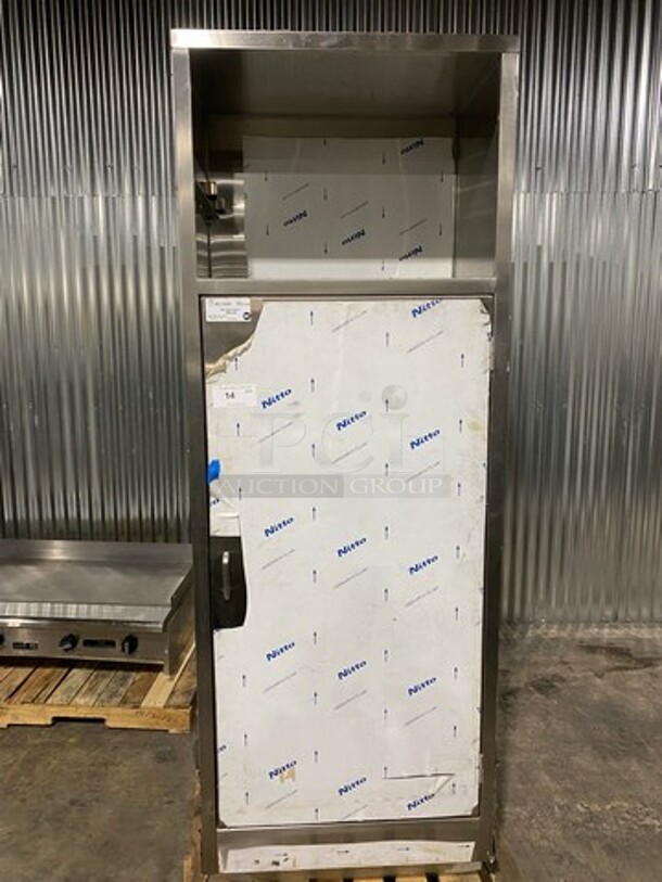 NICE! SCRATCH-N-DENT! IMC Teddy Commercial Mop Sink Cabinet! With Top Shelf Cleaning Supply Storage! With Spray Hose! All Stainless Steel! Model: MSC30 - Image 1 of 9