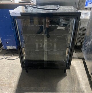 Federal Industries Commercial Countertop Dry Case Merchandiser! With View Through Doors And Sides! With Racks! Model: SB28SS SN:06082138701-33 120V 1PH