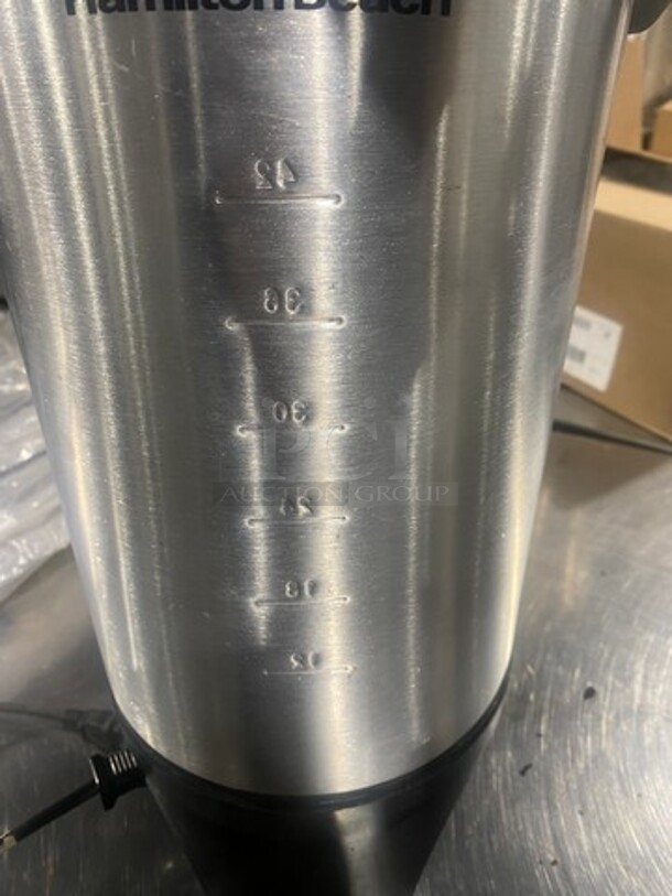 Hamilton Beach Countertop Electric Powered Coffee Urn! Stainless Steel Body! - Image 9 of 10