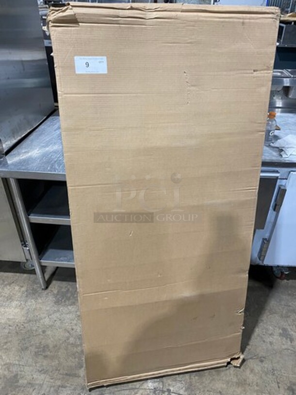 NEW! IN THE BOX! Leisure Season Wooden Storage Cabinet! With Drop Table! Model: SCT1753 - Image 3 of 8