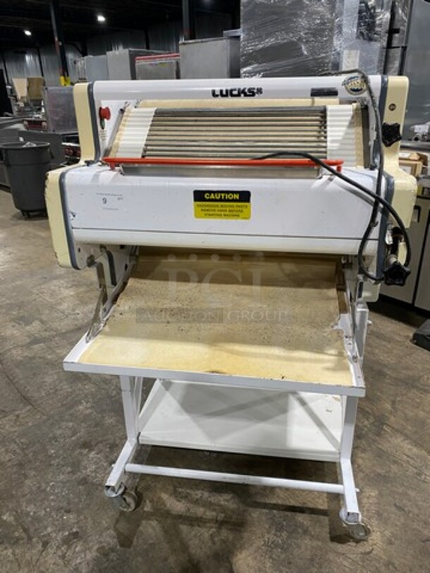 Nice! Oliver Lucks Edition Commercial Electric Powered Bread/Baguette Former/Molder! Model 600-R3 molder is designed for perfect shaping of rolls and various sizes of breads. - Image 1 of 10