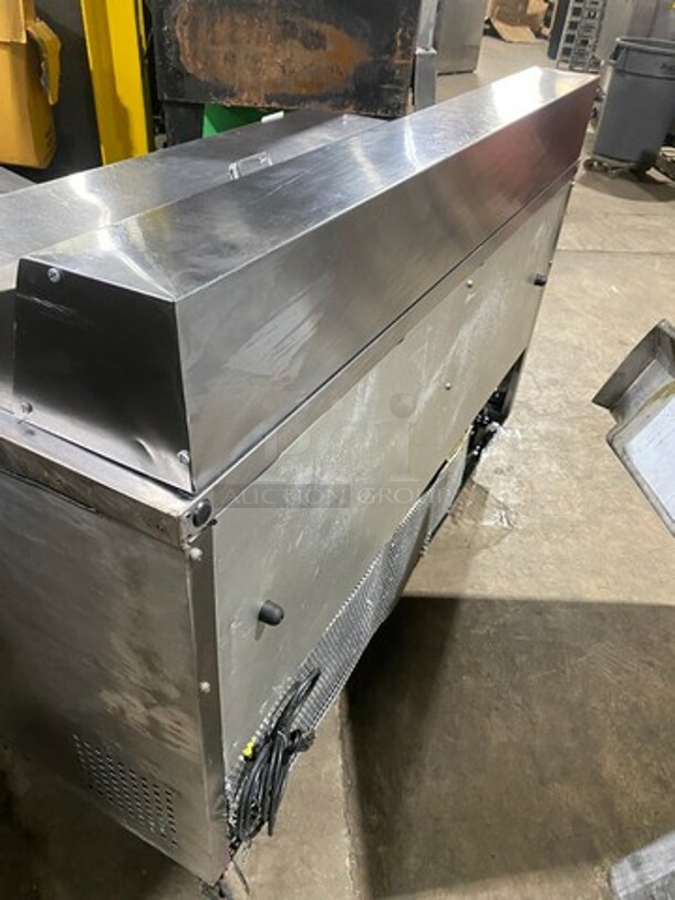 True Commercial Refrigerated Sandwich Prep Table! With 2 Door Underneath Storage Space! All Stainless Steel! On Casters! Model: TSSU6016 SN: 7755079 115V 60HZ 1 Phase - Image 3 of 8