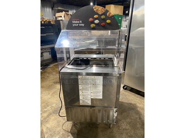 Turbo Air MST-28-N-711S Stainless Steel Commercial Prep Table w/ Poly Sneeze Guard. 115 Volts, 1 Phase. - Image 3 of 8