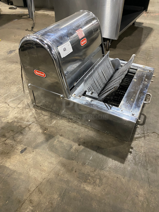 Berkel Commercial Countertop Bread Loaf Slicer! All Stainless Steel! Model MB! 115V 1 Phase! Working! - Image 3 of 9