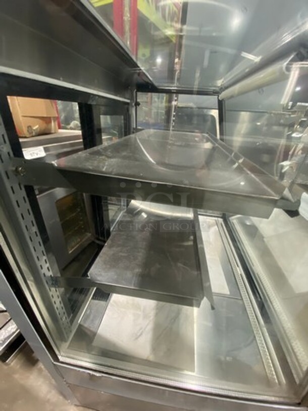 LATE MODEL! 2016 Cool Tech Commercial Bakery Case Merchandiser! With Slanted Front Glass! With Stainless Steel Shelves! With Rear Access Doors! WORKING WHEN REMOVED! Model: CMPH36HB SN: 16791 120V 60HZ - Image 6 of 9