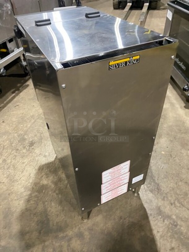 Silver King Commercial Countertop Refrigerated Milk Dispenser! Stainless Steel Body! On Legs! - Image 4 of 7