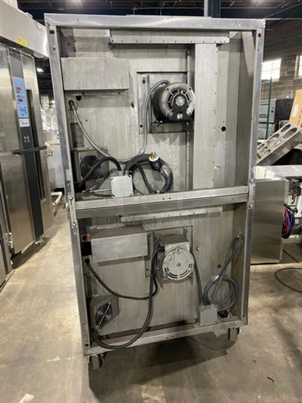 Blodgett Commercial Electric Powered Double Deck Convection Oven! With View Through And Solid Doors! Metal Oven Racks! All Stainless Steel! On Casters! 2x Your Bid Makes One Unit! - Image 2 of 9