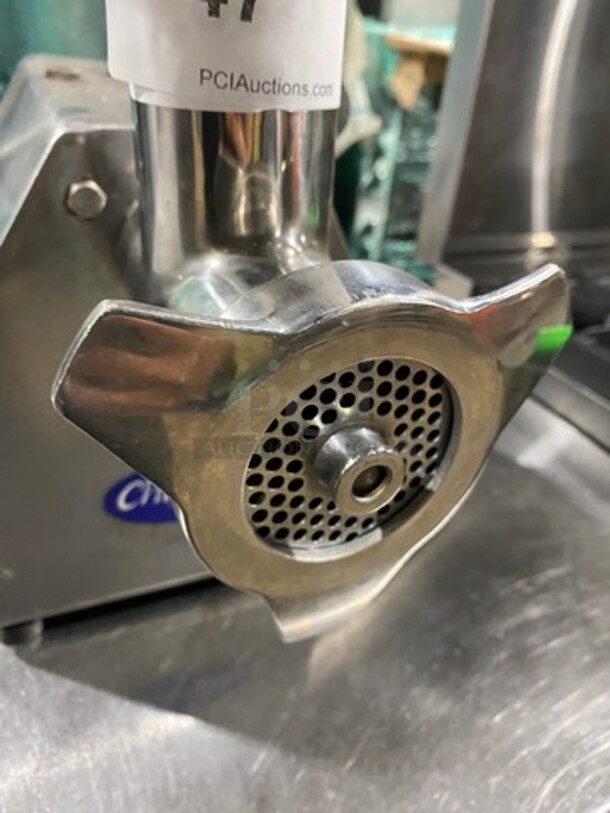 Chefmate Commercial Countertop Electric Powered Meat Grinder! All Stainless Steel! Model: CC12 115V 60HZ 1 Phase - Image 7 of 9