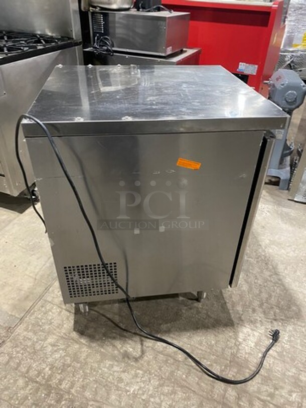 Turbo Air Commercial Single Door Lowboy/ Worktop Cooler! All Stainless Steel! Model: MUR28N711S SN: H2K0U2REX0762 115V 60HZ 1 Phase - Image 3 of 8